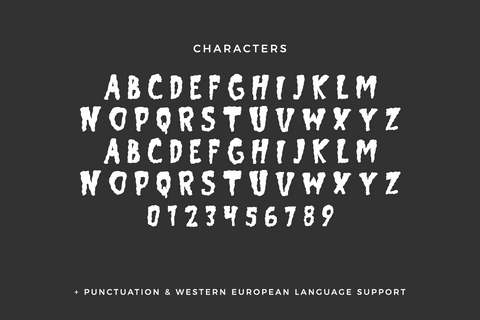 Fright Club - A Horror Font Font Beck McCormick 