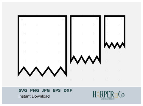 Fringe Banner 4 SVG PNG Cut EPS File SVG HarperNCo 