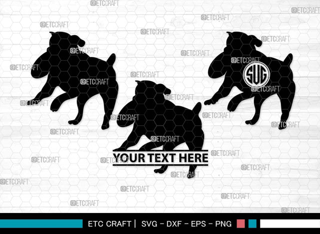 Frisbee Dog Monogram, Frisbee Dog Silhouette, Frisbee Dog SVG, Jumping Frisbee Dog Svg, Dog Svg, Jumping Dog Svg, Animal Svg, SB00557 SVG ETC Craft 