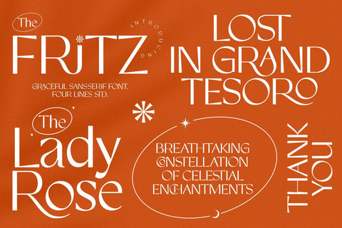 Fritz Font Four Lines Std. 