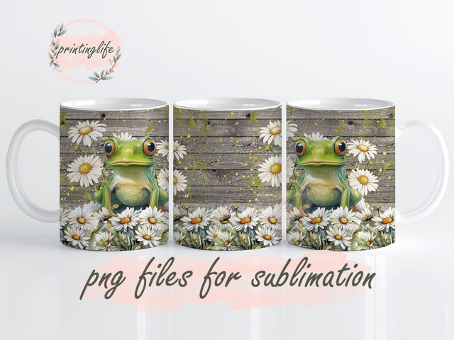 Frog Cute Frog Butterfly Sublimation Design Digital Download PNG Sublimation PrintingLife 