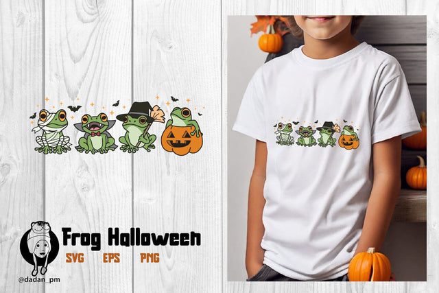 Frog halloween funny SVG dadan_pm 