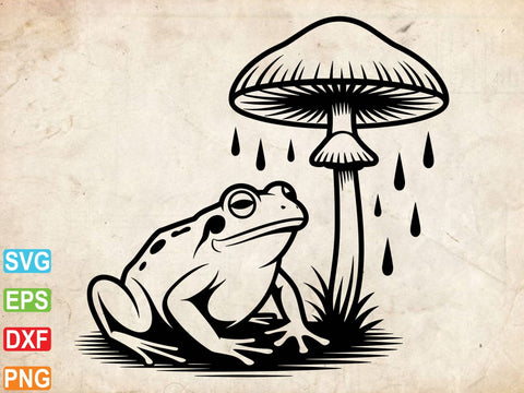 Frog Outline SVG, Frog Clipart, Frog Silhouettes Cut Files SVG Creativeart88 