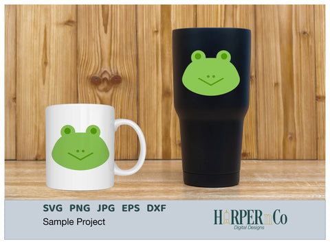 Frog SVG PNG Cut EPS File SVG HarperNCo 