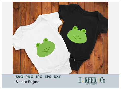 Frog SVG PNG Cut EPS File SVG HarperNCo 
