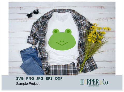 Frog SVG PNG Cut EPS File SVG HarperNCo 