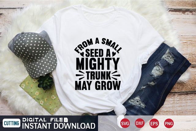 from a small seed a mighty trunk may grow svg SVG designer krishna 