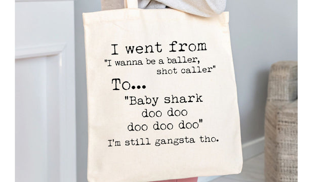 From Baller To Baby Shark SVG, Funny Mom SVG, Still Gangsta Cut File SVG So Fontsy VIP Design Shop 