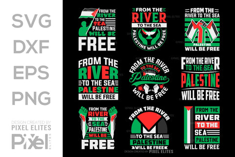 From The River To The Sea Palestine Will Be Free SVG Free Palestine Tshirt Bundle Palestine Quote Design, PET 00365 SVG ETC Craft 