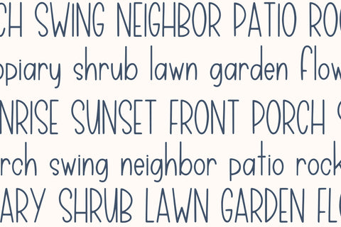 Front Porch, Farmhouse Handwritten Font for Cricut Font Designing Digitals 