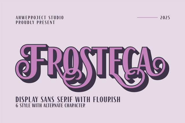Frosteca Font ahweproject 