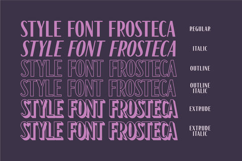 Frosteca Font ahweproject 