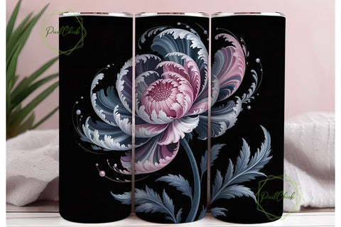 Frosted Fantasy 20oz Tumbler Wrap Sublimation PixelChick 