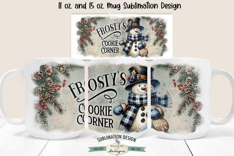 Frosty's Cookie Corner 11 & 15 oz Mug Sublimation Design Sublimation Ewe-N-Me Designs 