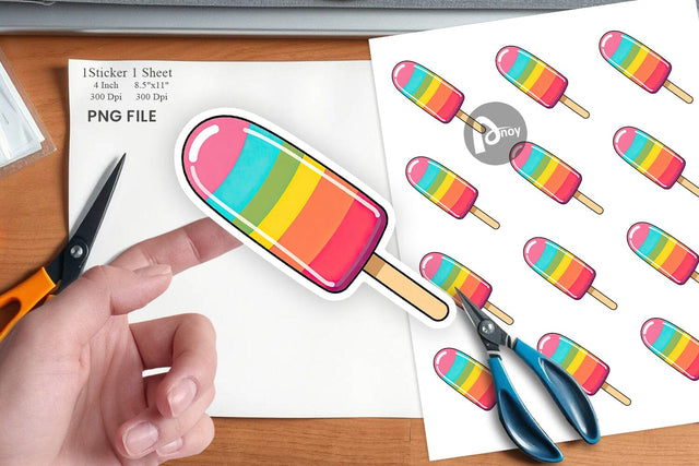 Frozen Treat Sticker Sublimation artnoy 