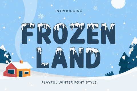 Frozenland Font Mozarella 