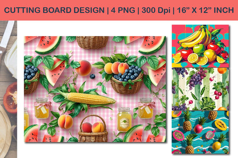 fruit cutting board, watermelon pattern Sublimation Paper Switch 