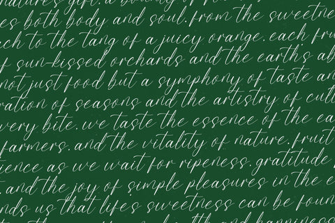 Fruito Citrus - Modern Handwritten Font Font Letterena Studios 