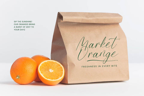 Fruito Citrus - Modern Handwritten Font Font Letterena Studios 