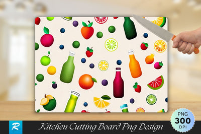 Fruits Juices Cutting Board Sublimation Regulrcrative 