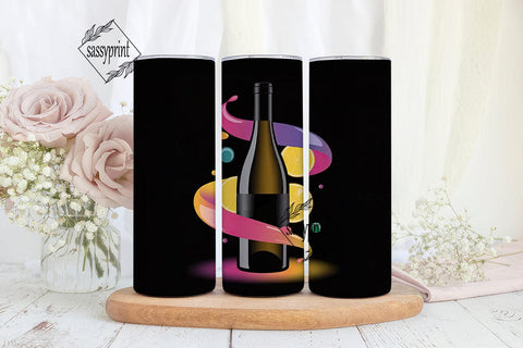 Fruity Wine Splash 20oz Tumbler Wrap Sublimation sassyprint 