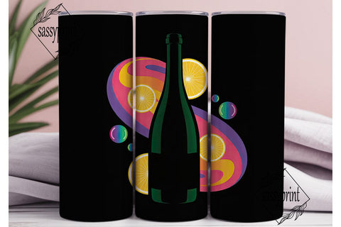 Fruity Wine Splash 20oz Tumbler Wrap Sublimation sassyprint 