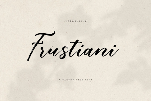 Frustiani Font gatype 