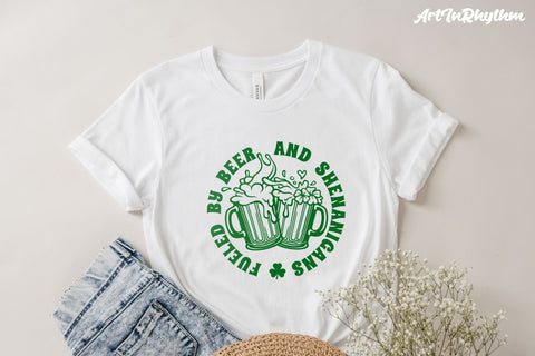 Fueled By Beer And Shenanigans Svg, St. Patrick's Day Svg, Shamrock Svg, Irish Svg SVG Artinrhythm shop 