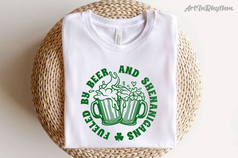 Fueled By Beer And Shenanigans Svg, St. Patrick's Day Svg, Shamrock Svg, Irish Svg SVG Artinrhythm shop 