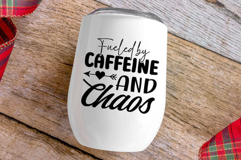 Fueled by Caffeine and Chaos SVG Angelina750 