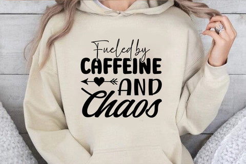Fueled by Caffeine and Chaos SVG Angelina750 