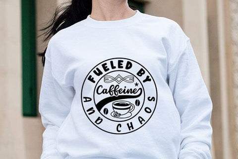 Fueled By Caffeine And Chaos SVG Angelina750 