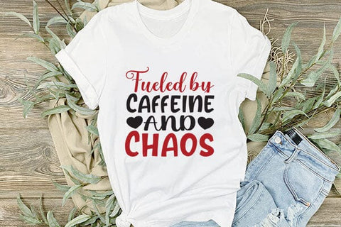 Fueled By Caffeine And Chaos SVG Angelina750 