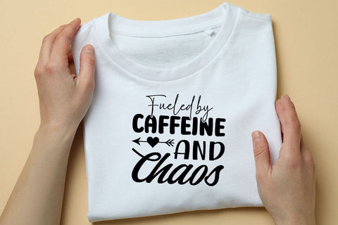 Fueled by Caffeine and Chaos SVG Angelina750 