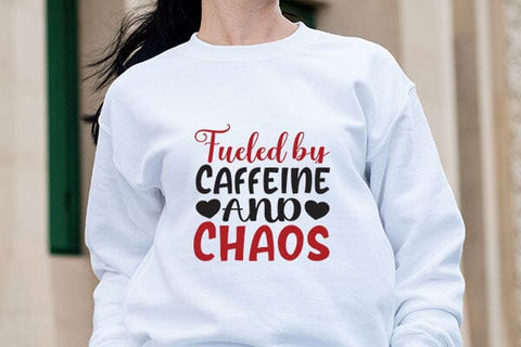 Fueled By Caffeine And Chaos SVG Angelina750 
