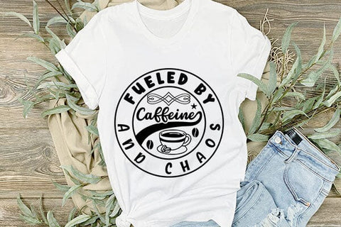 Fueled By Caffeine And Chaos SVG Angelina750 