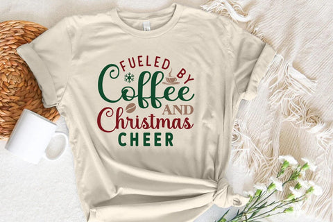 Fueled by coffee and christmas cheer SVG Angelina750 