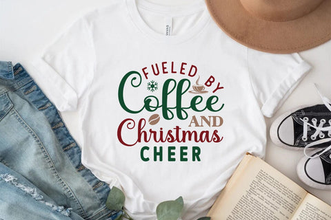 Fueled by coffee and christmas cheer SVG Angelina750 
