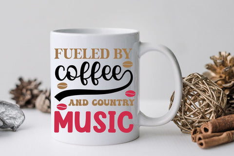 Fueled by coffee and country music SVG Angelina750 