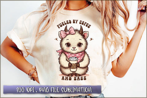 Fueled by coffee and sass Sublimation Sublimation Shetara Begum 