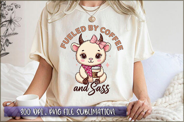 Fueled by coffee and sass Sublimation Sublimation Shetara Begum 