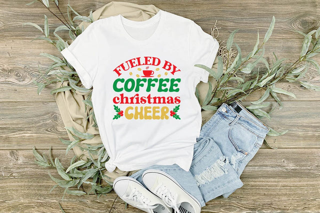 Fueled by coffee christmas cheer SVG Angelina750 