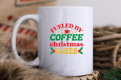Fueled by coffee christmas cheer SVG Angelina750 