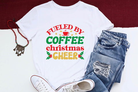 Fueled by coffee christmas cheer SVG Angelina750 