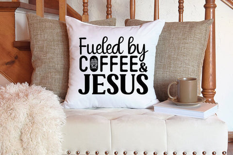 Fueled by coffee & jesus SVG Design SVG Designangry 