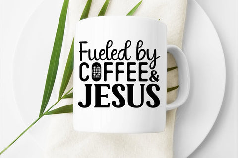 Fueled by coffee & jesus SVG Design SVG Designangry 