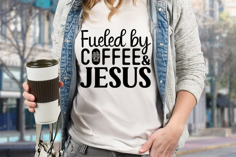 Fueled by coffee & jesus SVG Design SVG Designangry 