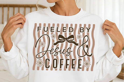 Fueled by Jesus And Coffee SVG, Christian Coffee SVG PNG SVG SVG Studio 