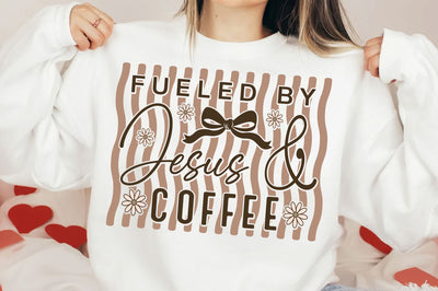 Fueled by Jesus And Coffee SVG, Christian Coffee SVG PNG SVG SVG Studio 