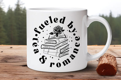 Fueled by tea & romance svg Design SVG Regulrcrative 
